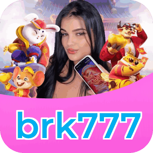 Interface do aplicativo brk777 mostrando jogos disponíveis no iOS e Android